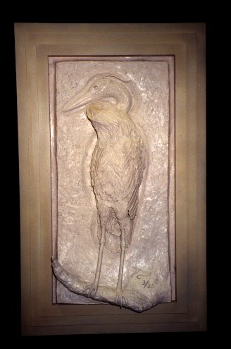 Heron Wall Sculpture