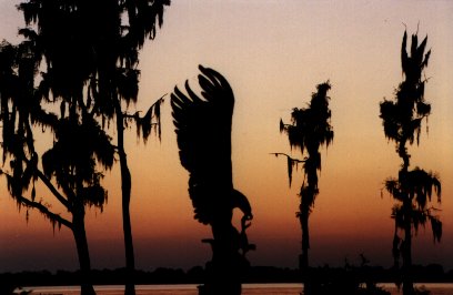 Eagle Sculpture - ''Fire and Ice''